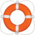 TAYLOR 2020122286 RING BUOY 24IN ORANGE FOAM