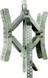 CAMCO RV 44662 10 WHEEL STOP W/WRENCH AND LOC