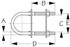 SEA-DOG LINE 080263-1 UBOLT SS 1/4X13/8