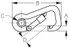 SEA-DOG LINE 150108 LOCKING ASYM SNAP 4