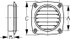 SEA-DOG LINE 337310 POLYPROPYLENE VENT 3" WHITE