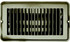 RV DESIGNER H871 VENT REG TAN METAL DAMP 4 X8