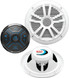 BOSS AUDIO SYSTEMS MG150W6 PKG GAUGE  W/PR 6.5  WHT SPKR