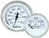 FARIA INSTRUMENTS F33863 CHESPK WHT SS TACH W/HOURMETER