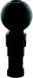 SCOTTY DOWNRIGGERS 0169 1 1/2  BALL W/ POST