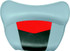 WISE SEATING 3308-1881 PRO ANGL CAST SEAT MAR/RED/CHR