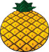 BMBT-PA PINEAPPLE BEACH BLANKET @4