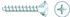 SEACHOICE RP-SC585CH #8 X 3/4  OVL SMS CHROM  50BG