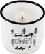 CAMCO RV 53244 CITRONELLA WHT/BLK RIM CANDLE