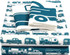CAMCO RV 53298 SHEETS BLUE/WHT RV SHORT QUEEN