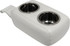 WISE SEATING 3059-784 PORTABLE DOUBLE DRINK HOLD WHT