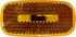 ANDERSON V2549A CLEARANCE MARKR W/REFLEX AMBER