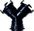 VALTERRA F02-2030BK ROTATING WYE 3  BLACK BULK