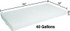 W1476001DS 40 GAL RV FRESH WATER TANK