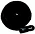 DOCK EDGE DE91566F FENDER LINE 3/8X5 BLACK 2/PK