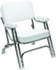 SEACHOICE 78503 DECK CHAIR - ALUMINUM WHITE