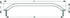 SEA-DOG LINE 254628-1 STUD MNT FLANG HNDRL SS 25-1/4