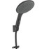 DURA FAUCET DF-SA434K-MB SHOWERHEAD KIT LUX 6  MAT BLK