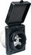 PARKPOWER BY MARINCO 301ELRV.BLK 30A STANDARD POWER INLET BLACK