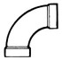 LASALLE BRISTOL (BRISTOL PRODS) 632276 1/4 LONG BEND 1 1/2IN ABS