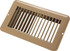 JR PRODUCTS 02-28955 4X8IN METAL FLR REG UNDAMP BRN
