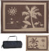 MING'S MARK INC BP8117 MAT-BEACHPAR 8'X11' BROWN-BEIG