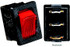 RV DESIGNER S481 SWITCH-ILL ROCKER 20A BLK W-RD