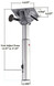 SPRINGFIELD MARINE 1300601-AP POWER RISE PLUG-IN PEDESTAL