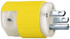 HUBBELL HBL52CM66C PLUG MALE - 15 AMP