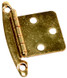 RV DESIGNER H239 FREE SWINGING HINGE-BRASS 2/PK