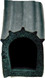 A P PRODUCTS 018-023-PT D SEAL W/ TAPE BLACK RIBBED