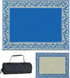 MING'S MARK INC RA3-BLU/BEIGE 9X12 PATIOMAT BLU/BEIGE CLAS.