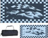 MING'S MARK INC HA1-CHECKERED 8X12 PATIOMAT CHECKERED FLAG