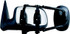 K-SOURCE 3891 MIRROR-RACHET MOUNT TOWING