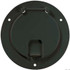 RV DESIGNER B113 DELUXE CABLE HATCH ROUND BLK