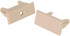 RV DESIGNER A320 PLEATED SHADE RAIL ENDS-OYSTER