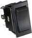RV DESIGNER S225 SWITCH-ROCKER 20A 6-TERM BLACK