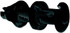 SC50-17901 CABLE THRU-HULL FITTING-BLACK