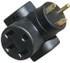 A P PRODUCTS 16-00582 30-50 AMP ADPTR HD RT AGL BLK