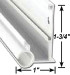 A P PRODUCTS 021-56302-8 GUTTER/AWN RAIL PW 8' @5