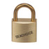 SEACHOICE 37211 SOLID BRASS PADLOCK-1.5
