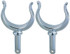 PERKO 1262DP0ZNC RIBBED ROWLOCK HORN NAT.  2/CD