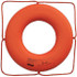 CAL JUNE BOUYS GO-X-24 24  ORANGE RING BUOY W/O STRAP
