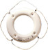 CAL JUNE BOUYS HS-24-W 24IN WHITE HARD SHELL RING BUO