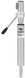 ATTWOOD MARINE 3004-R 3/4 POWER POST 15-18IN NON THR