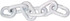 ACCO PEERLESS CHAIN 406980506 ANCHOR LEAD VINYL 5/16X6 FT