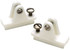 SEACHOICE 50-76281 DECK HINGE W/SLIDE LOCK-WHITE