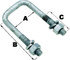 SEACHOICE 57221 SQ U 7/16-14X 3-1/16X2-13/16