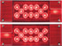 OPTRONICS TLL-160RK LED LOW PROFILE SET 2/PK