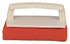 STARBRITE 40130 SCRUB PAD W/HANDLE MED RED